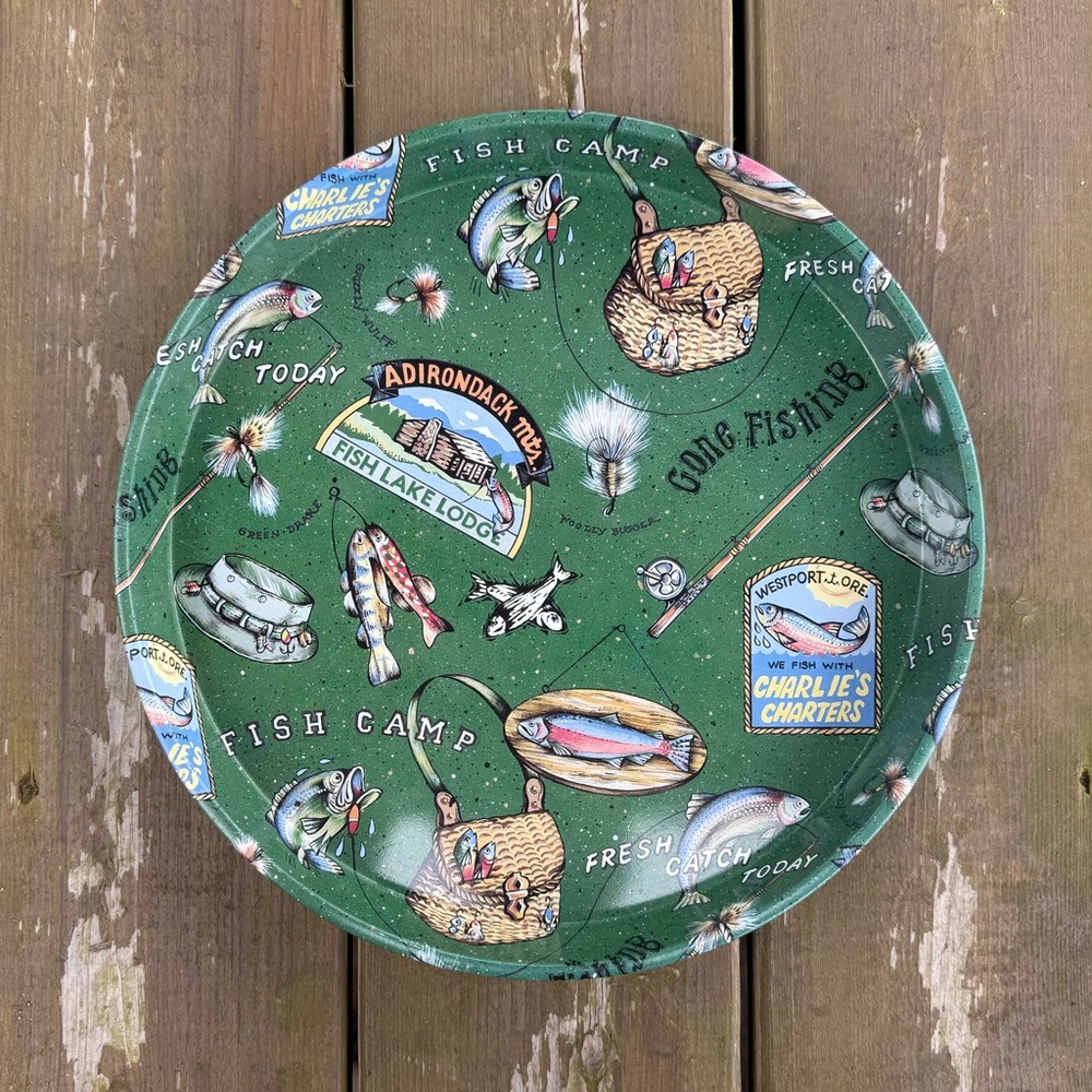 Department 56 Lake Collection Serving Tray Drinks Tray